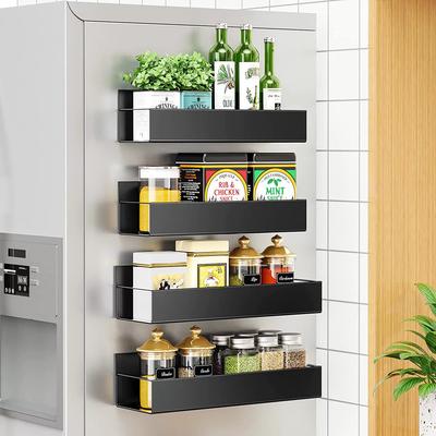 Magnetisches Kühlschrank-Gewürzregal - Durchbohrungsfreier Küchenorganisator