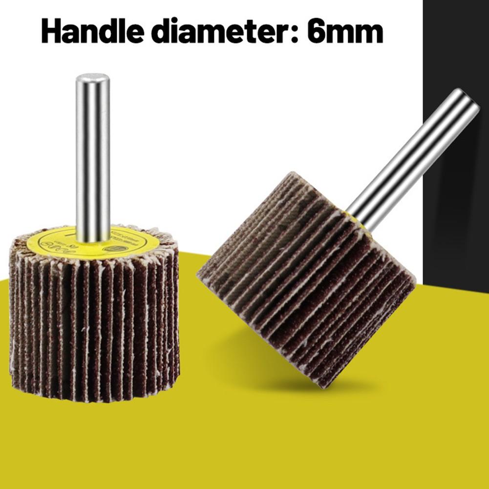 16-80mm Flap Sanding Wheels 6mm Shank 80 Grit Sanding Flap Wheel Disc Abrasive Grinding Accessories Sandpaper Polishing
