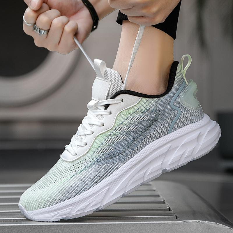 Big 49 Mens Breathable Mesh Sports Shoes Summer Non Slip Soft Sole Comfort Outdoor Casual Running Fashion Student Light Sneakers