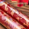 Dragon & Phoenix Windproof Wedding Candles - Romantic Red Smokeless Pair for Festive Celebrations