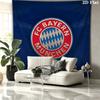 FC Bayern Munchen Custom Name Wall Tapestry Aesthetic Wall Hanging Printed Fabric Blanket Decorative Tapestries for Bedroom Living Room Home Decor