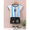 Kids Set Funny Printed Kids T-shirt and Shorts 2 Piece Set Summer Casual Outdoor Boys and Girls Outfit Kids Clothing