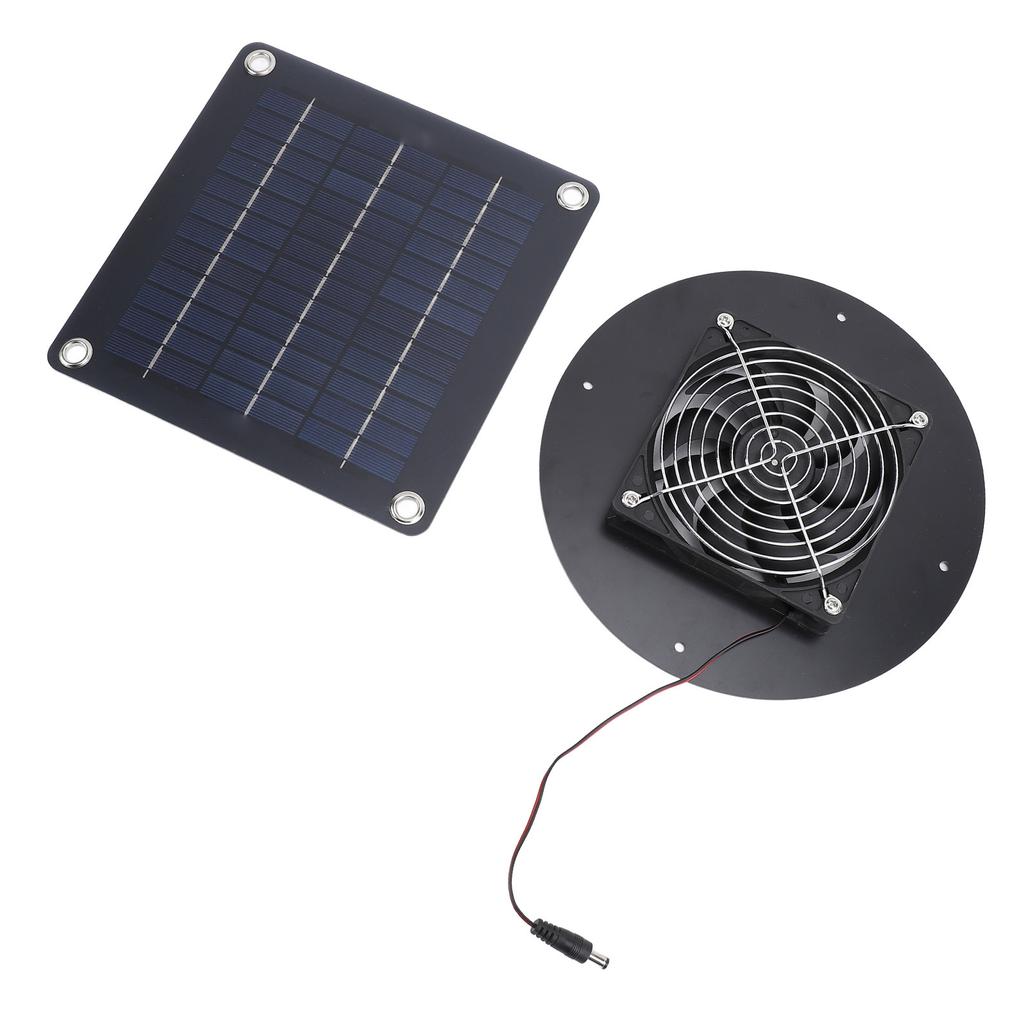 20W Solar Abluftventilator Vielseitig Hocheffizient Einkristall Solarbetrieben Lüfter für Wohnmobil Yacht