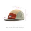 Women's Soft Textured Corduroy Colorblock 5-Panel Short Brim Baseball Cap Adjustable Strap Comfort Fit Casual Sports Outdoor