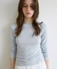 Letter From Moon Letters Routine Long Sleeve T-Shirt (Sky Blue)