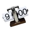 Classical Digital Flip Down Clock Battery Operated Desktop Mechanical Clock with Large Number Display for Easy Viewing