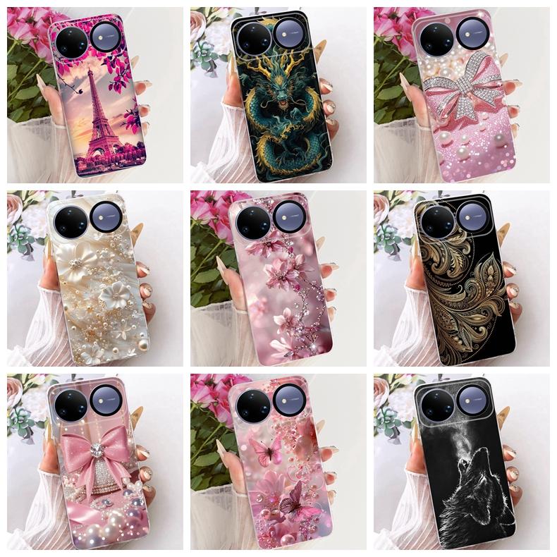 Flower Cartoon Fashion Design Phone Case For Huawei Nova 15 Ultra Nova 15 Pro Nova15 Funda Soft Silicone Shockproof Back Cover