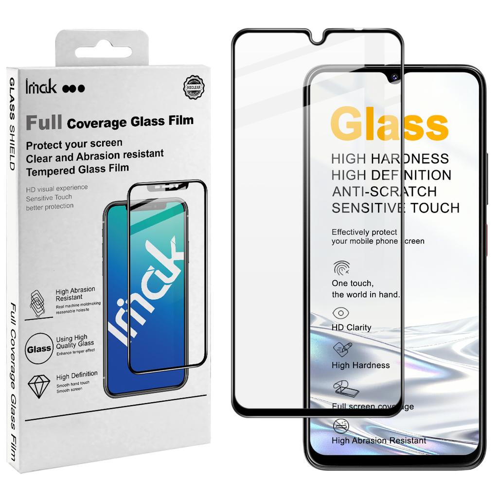 For ZTE Nubia V80 Max 4G Glass IMAK Full Coverage Tempered Glass Film Pro+ Series 169mm