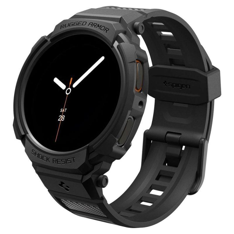 Spigen Schwarz Rugged Armor Pro Hülle Für Samsung Watch 8 (40Mm) - Bild 5