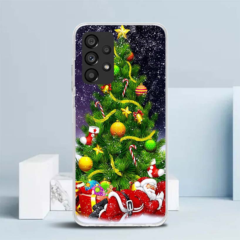 Weihnachts-Weihnachtsmann-Geschenk für Samsung Galaxy A17 A37 A57 A16 A26 A36 A56 A15 A14 A55 Handyhülle A13 A53 A25 A35 A24 A34 A23