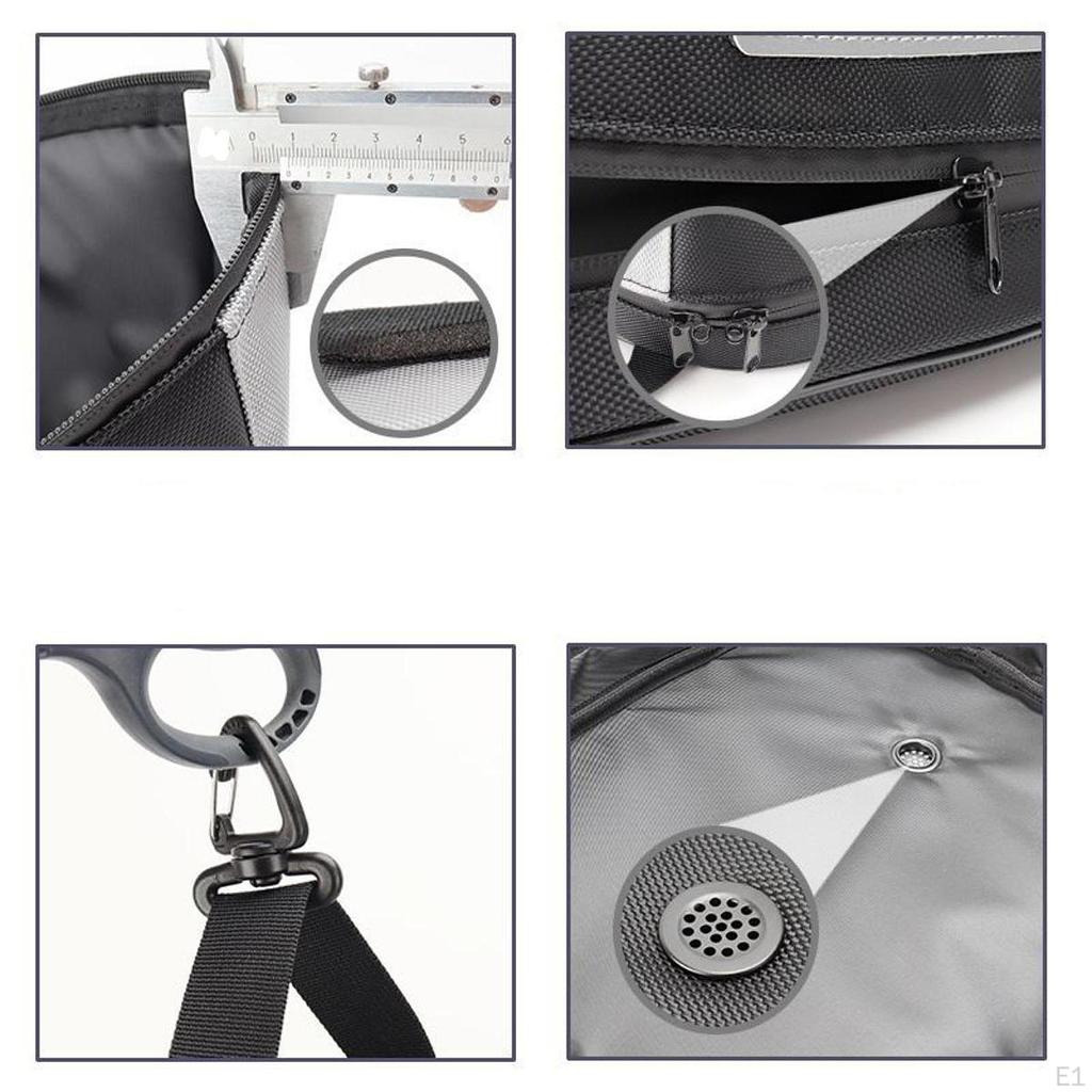 Helmet Bag Handbag Multifunction Portable with Carry Handle Case for Skiing Sport Bike