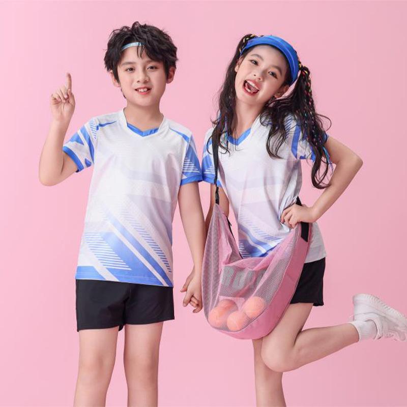 Quick-dry Badminton Suits for Women, Men's Tennis Jackets, Sports Skirt Pants, Short-sleeve Air Volleyball Suits, Children's Table Tennis Suits