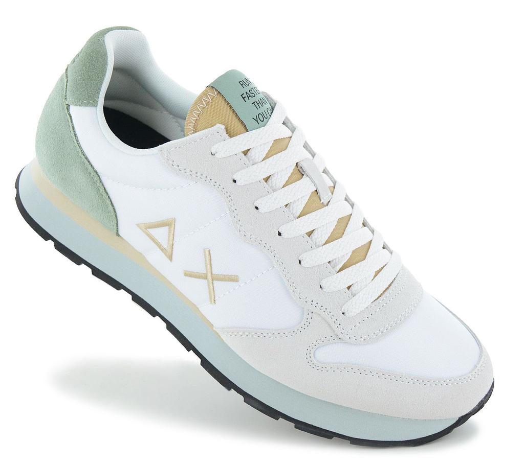 SUN68 Tom Multicolor - Herren Sneakers Schuhe Weiß Z36106-01 ORIGINAL