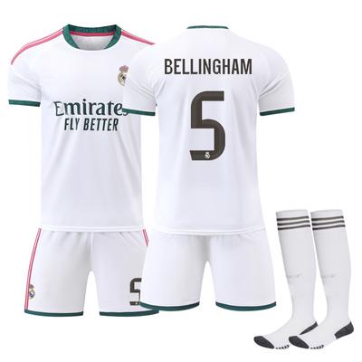26-27 Domácí fotbalový dres Real Madrid pro děti i dospělé BELLINGHAM #5