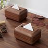 North American Black Walnut Solid Wood Tissue Box