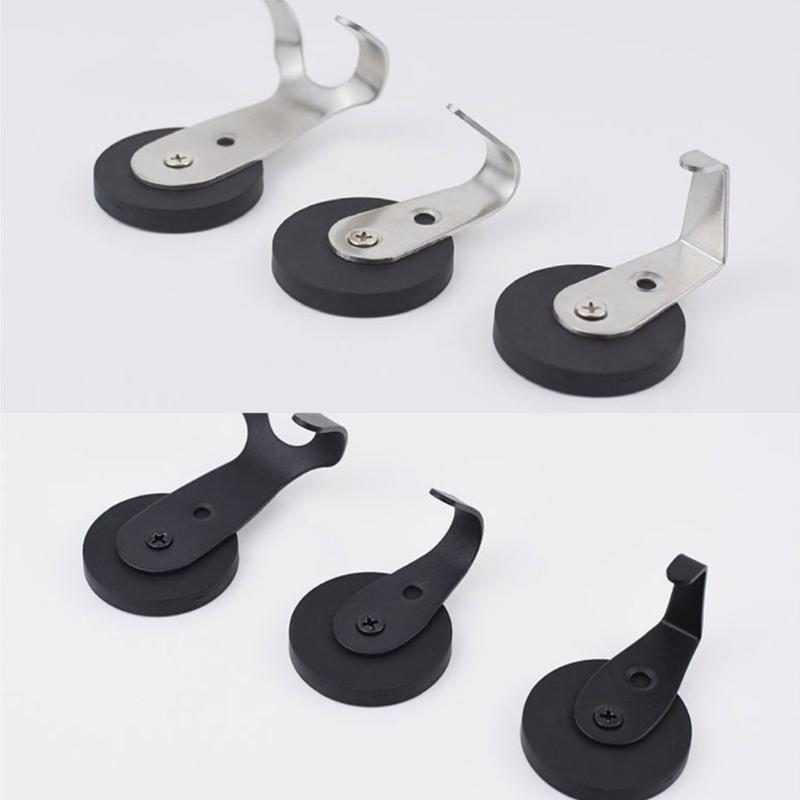 2pcs Magnetic Coffee Filter Holder Space Saving Portafilter Stand Espresso Accessory Organizer Metal Storage Rack