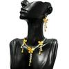 Jewelry Bridal Necklace Earrings Set Wedding Dress Banquet Dress Jewelry