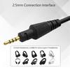 High Fidelitys Coiled Headphone Cable for HDJX5 X7 HDJCUE1BT CUE1S7 with Excellent Frequency Ranges Quality Build