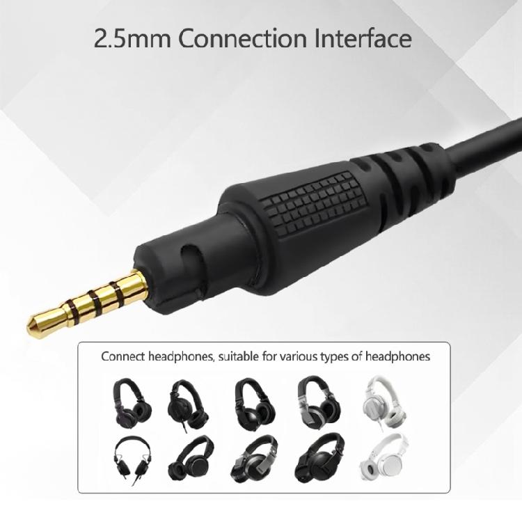 High Fidelitys Coiled Headphone Cable for HDJX5 X7 HDJCUE1BT CUE1S7 with Excellent Frequency Ranges Quality Build