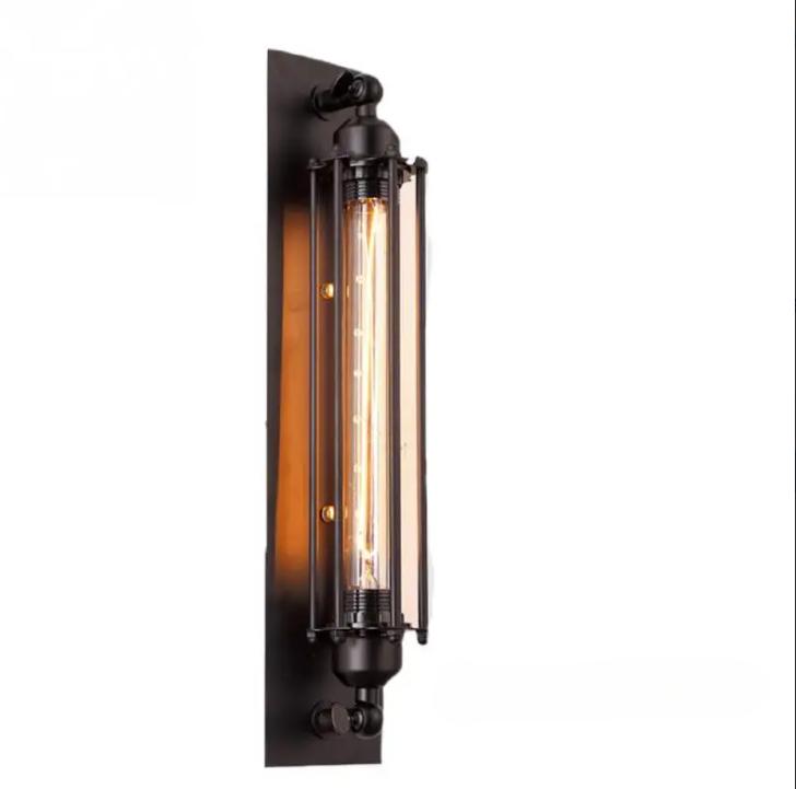 

Антикварный настенный светильник Grow Flute из кованого железа, американский индустриальный стиль, ретро, освещение коридора ресторана, настенный светильник, декор Joy