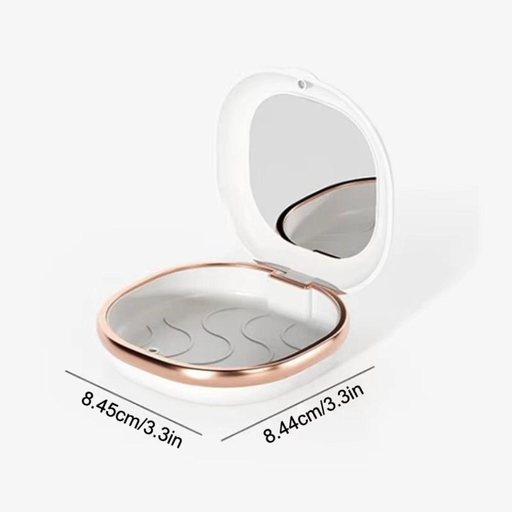 Slim Design Dental Retainer Box Magnetic Snap Aligner Container Mouth Guard Organizer Daily Carry
