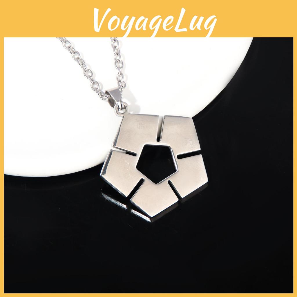 Bluelock Cartoon Football Necklace Stainless Steel Pendant Necklace For Casual Wear