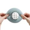 Sunflower Bath Brush with Suction Cup Ring Design Super Soft 2-in-1 Bath Ball Cleansing Massage Exfoliating Shower Sponge