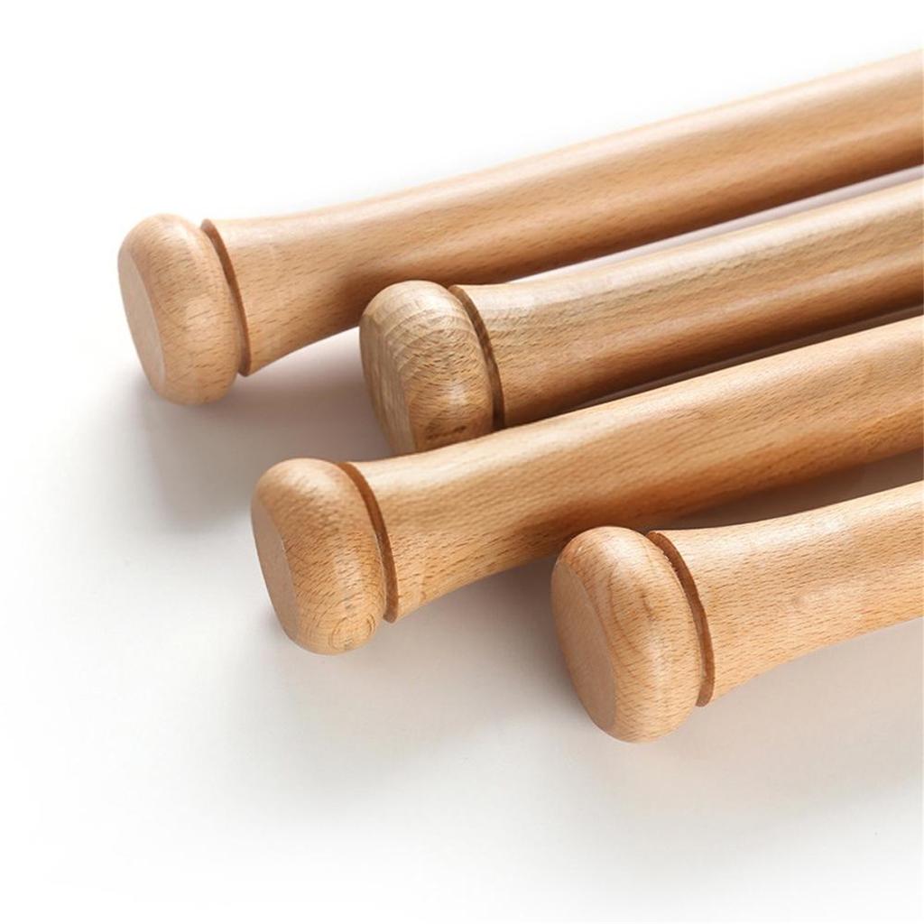 Wood Baseball Bat 18 Inch Wooden Baseball Softball Bat Unfinished Mini Baseball Bat for Adult Baseball Sports Training
