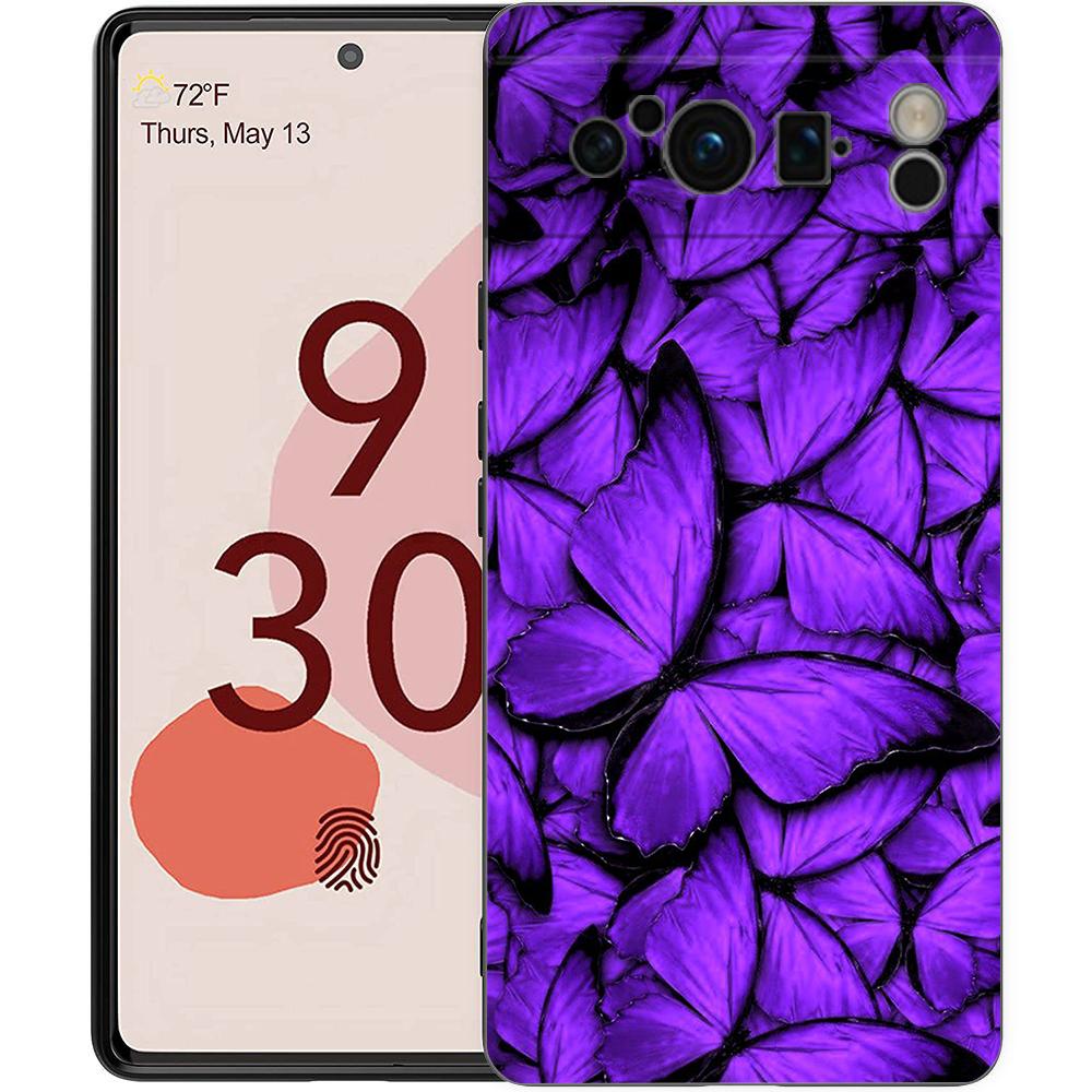 

infinity on Purple Phone Case For Google Pixel 8 A 7 6 Pro Soft TPU Shell For Pixel 6A Silicone Shockproof Black Cover Pixel 8