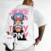 ONE PICE Unisex Summer Cotton Tshirt 2026 New Chopper Anime Collaboration Harajuku Oversized Loose Casual Y2K Parentchild Top