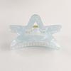 Hair Claw Hollow Five-Pointed Star Shape Hair Clip Medium Size Back Head Shark Hair Claw Anti-slip Teeth Strong Grip Hair