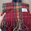 Korean Version Ins White Plaid Scarf, Female New Autumn and Winter Student Couple Fashionable Versatile Warm Scarf