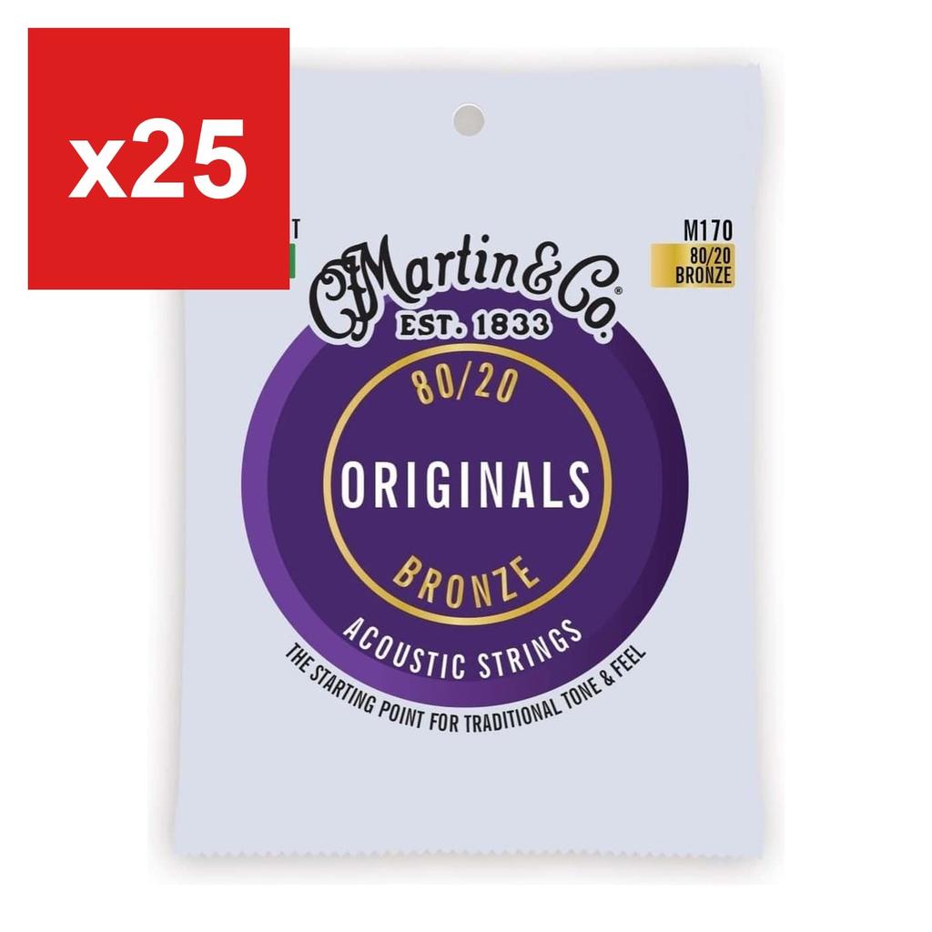 Martin M170 Acoustic Guitar Strings, Extra Light .010-.047