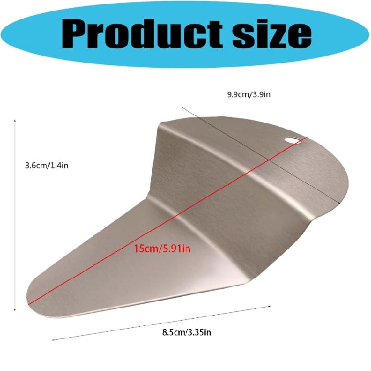 Pack of 2 Easy Cleaning Nonrust Steel Spatulas Pie Servers Produced for Cooking Baking Offering Wide Front Utility