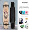 46IN Big Longboard Skateboard Boys Girls Beginners Adults Four-Wheel Street-Style Professional Double Rocker Maple Wood Dyed