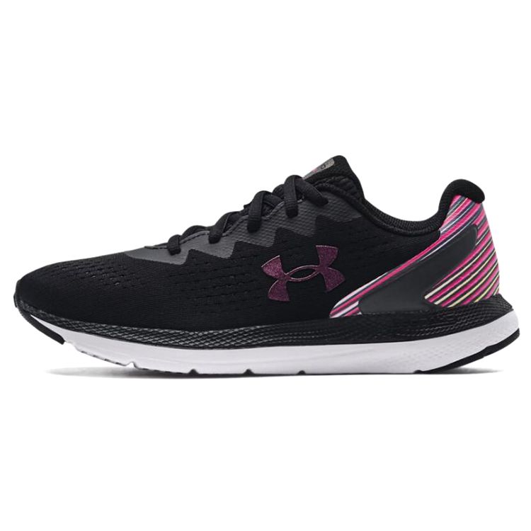 Under Armour Charged Impulse 2 Chroma Women Black Purple Running Shoes 3025065-001 36.5