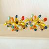 Fashion Exquisite Design Colorful Flower Pistil Earrings Women Accessories Date Party Gift
