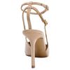 Zara Décolleté a punta con cinturino alla caviglia in vernice Nude Donna 2233510