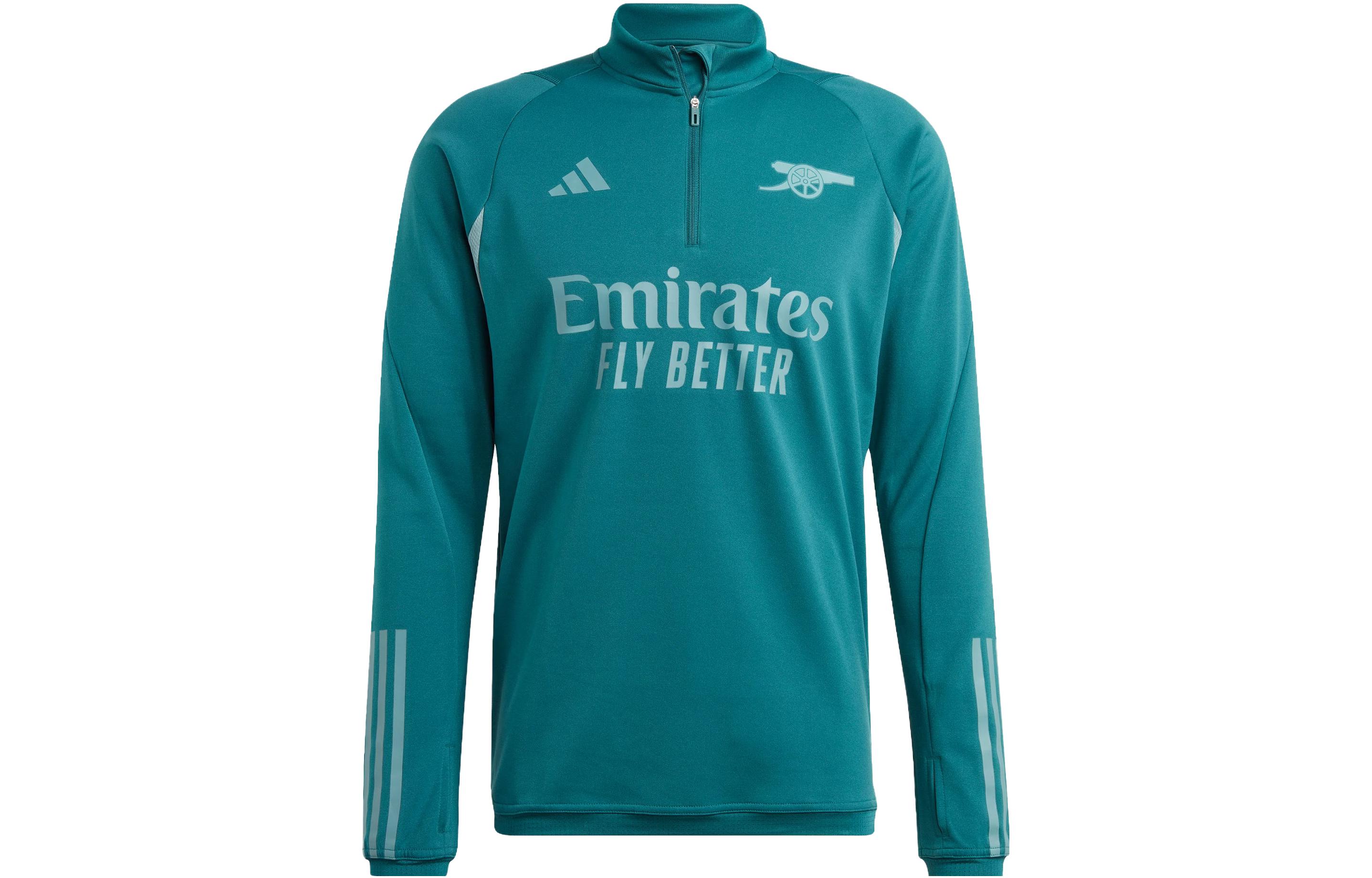 Мужские футбольные майки Adidas Арсенал Зеленые с принтом Богатство Утепленные Прямой крой HZ2207 XS