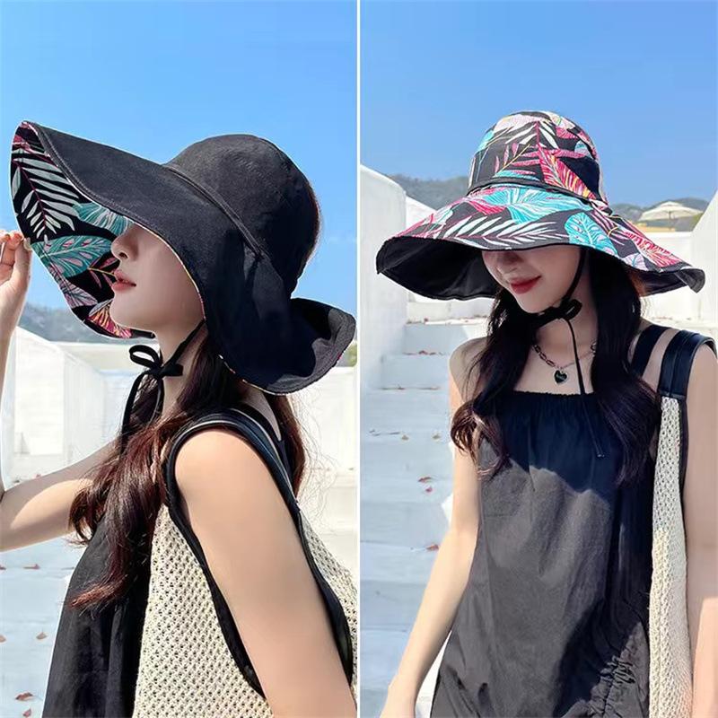 Dayan sun hat summer new peach skin velvet bucket hat women's outdoor travel sun hat seaside beach hat
