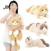 Geburtstagsgeschenk für Freunde Lebensechte Ragdoll Katze Plüschtier, Realistisches Stofftier Kissen Schlafen, Stressabbau Umarmen 45cm Flauschiges Kätzchen