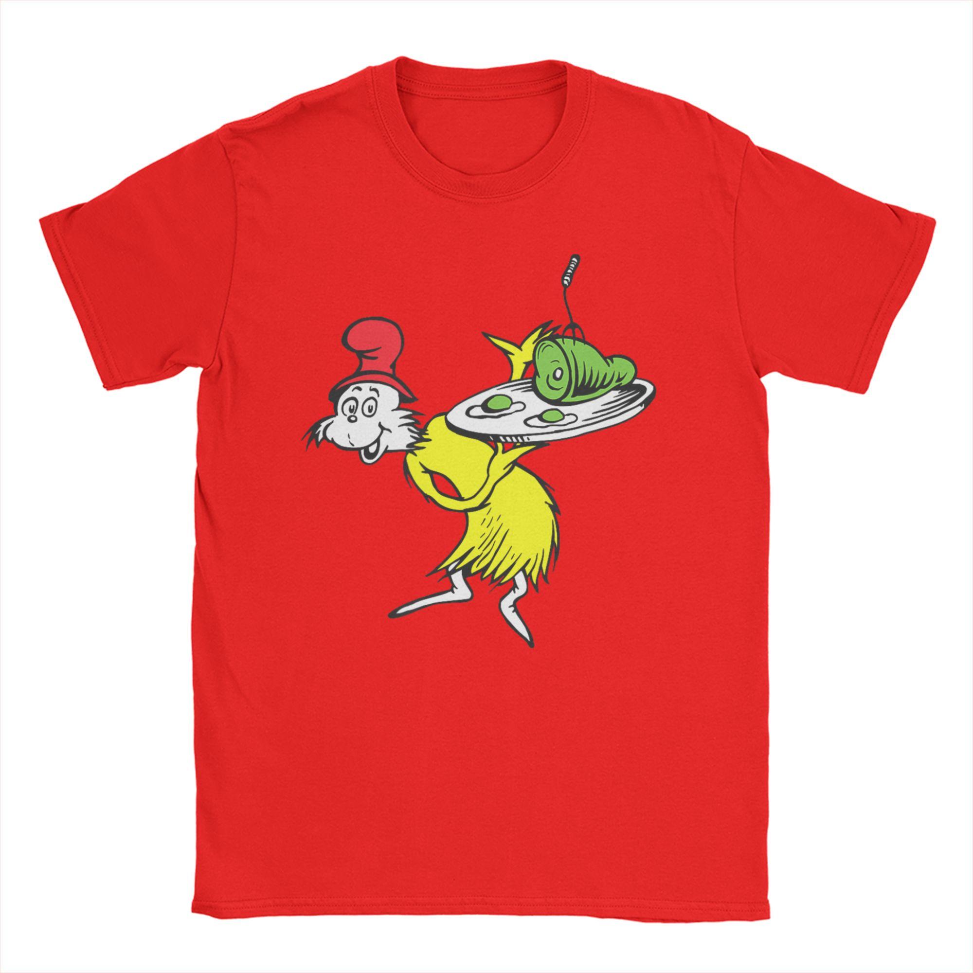 

Dr Seuss Characters Read Unisex T Shirt Novelty Tees Short Sleeve Crew Neck TShirt Pure Cotton Graphic Clothes S