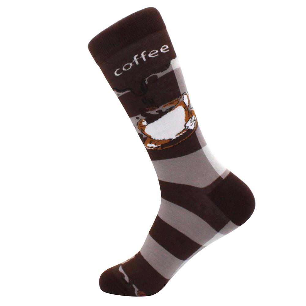 Fashion Funny Mens Socks Hip Hop Harajuku Kawaii Cartoon Cotton Socks Fruit Animal Beer Food Happy Casual Socks Gifts for Men