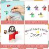 Mini Jesus Figurines Bulk 75Set Colorful Little Jesus Easter Toy with Prayer Cards Organza Bag Religious Party Gifts Pack Churc