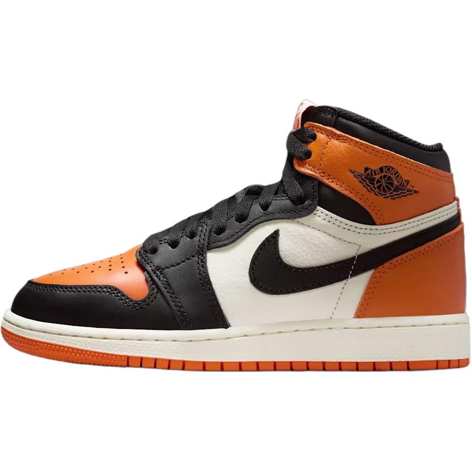 

Air Jordan 1 Retro High OG PS Shattered Backboard 2025 Детские кроссовки Оранжевый Черный Парусный FD1412-008 28