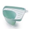 Kitchen Sink Triangular Waste Storage Holder Drain Shelf Corner Mounted Basket