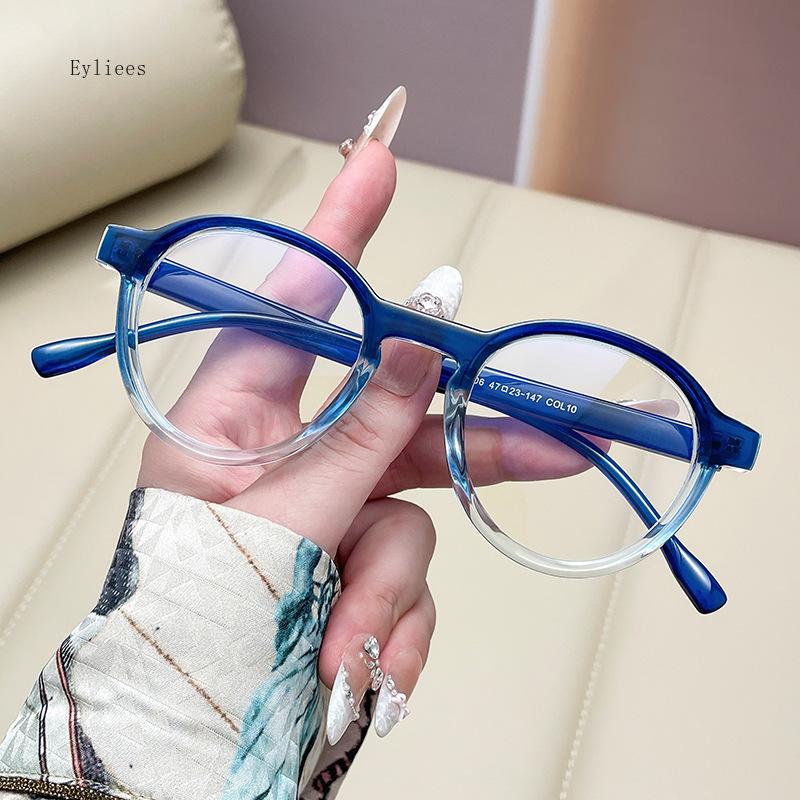 

Women Y2k Oval Anti Blue Light Glasses Trend Computer Glasses Retro Small Frame Transparent Glasses High Quality gafas