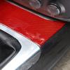 Rote Carbonfaser Konsolen-Stauraum-Panelabdeckung Aufkleber für Hummer H3 2006-10