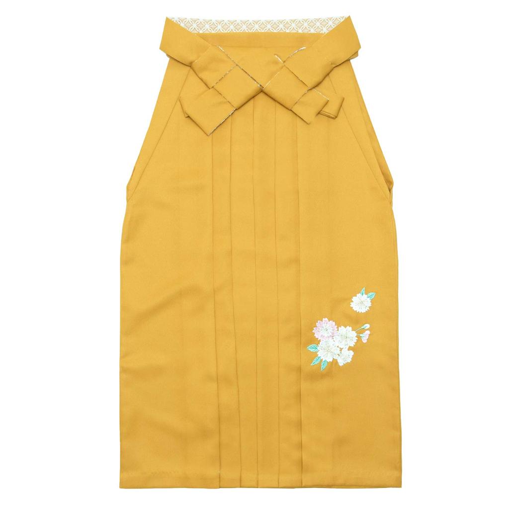Hakama for Elementary School Graduation Lace Single Girls [KYOETSU] Students, Ceremony, Girls, String, Embroidered, Item, (80, Yellow)