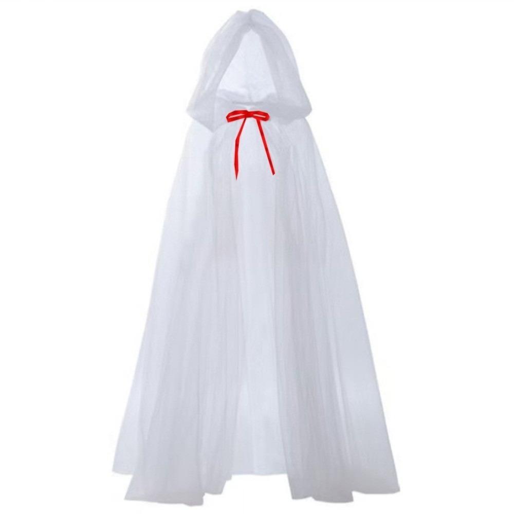 Polyester Witch Wizard Hooded Cloak Fairy Tale Cosplay Costume Cape Red Riding Hood Kids/Adults